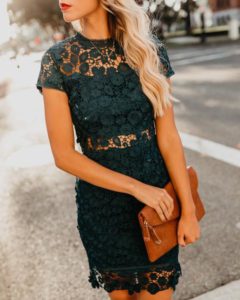 Intermix Crochet Lace Dress
