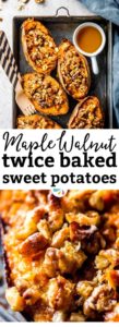 New Thanksgiving recipes - Maple_Walnut_Twice_Baked_Sweet_Potato_Skins, unique sweet potato sides, unique Thanksgiving sides