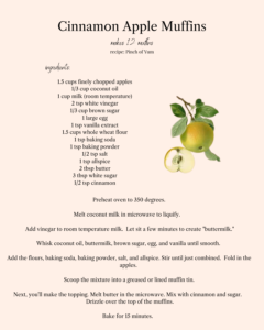 Cinnamon Apple Muffin Recipe