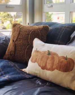 Affordable Fall Decor, plaid blankets, fall home decor, cable-knit pillows, target fall home decor, pumpkin throw pillow